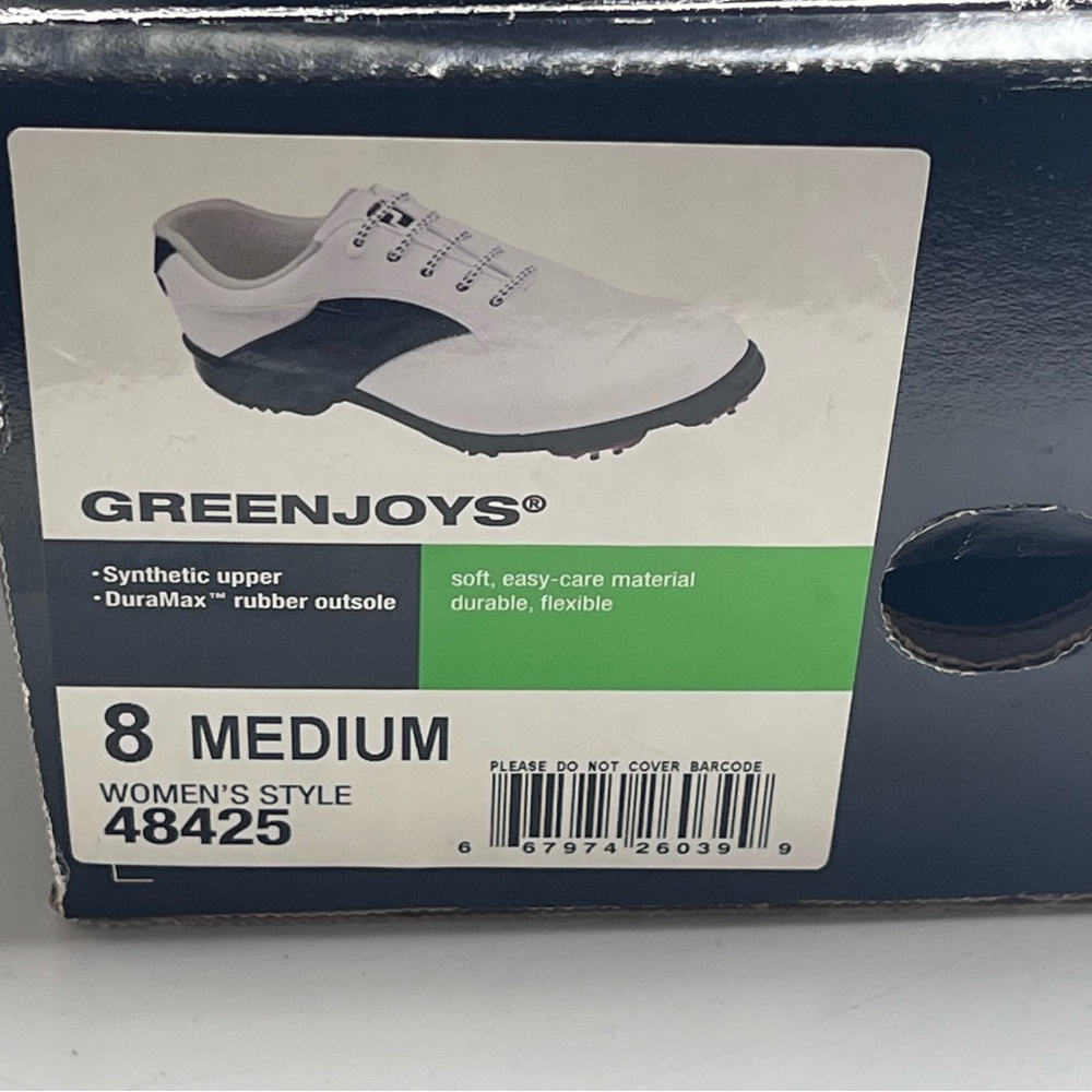 FootJoy Greenjoys Gold Shoes 48425 Size 8M NEW - Picture 6 of 6